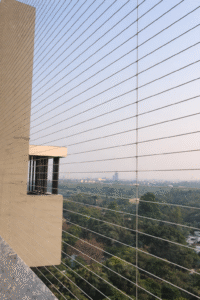 Horizontal Shape Invisible Grill in Terrace